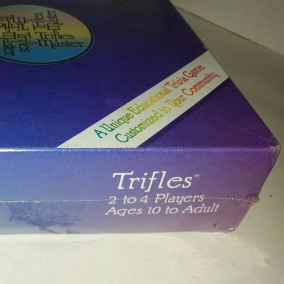 1985 Trifles Board Game Sealed Educational Trivia - Picture 2 of 2